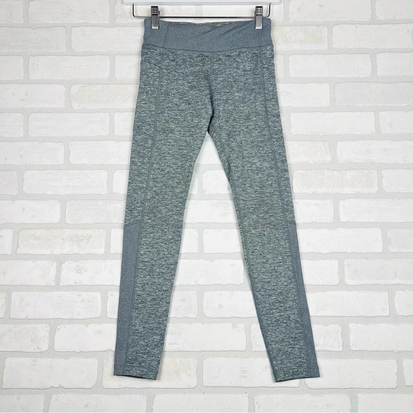 ATHLETA GIRL SNOWBALL SOFTLUXE TIGHT, Light Cobblestone Grey, Size Large 12 - Picture 1 of 11